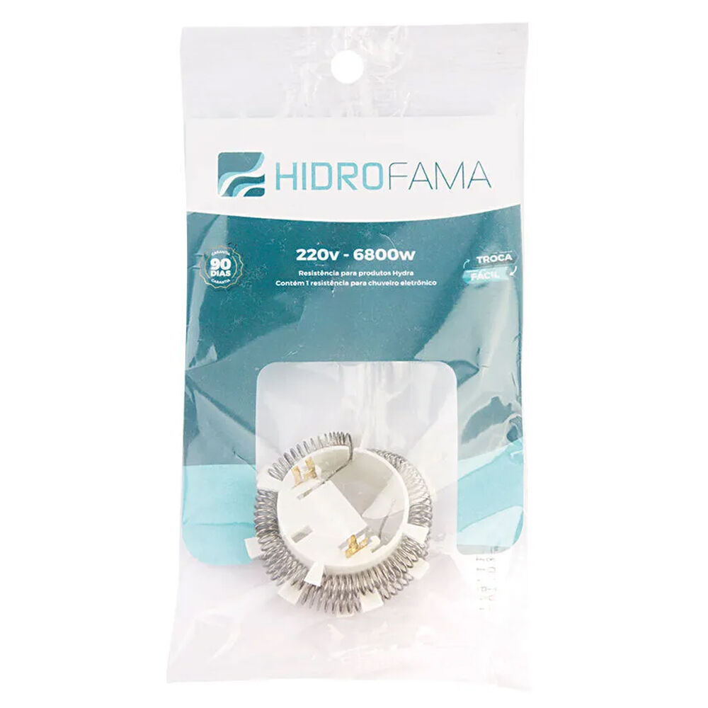 Resistência para Chuveiro Fit Eletrônica 6800W 220V Hidrofama