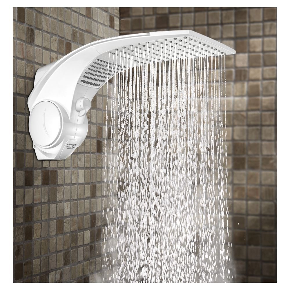 Chuveiro Lorenzetti Duo Shower Quadra Multitemperaturas Branco
