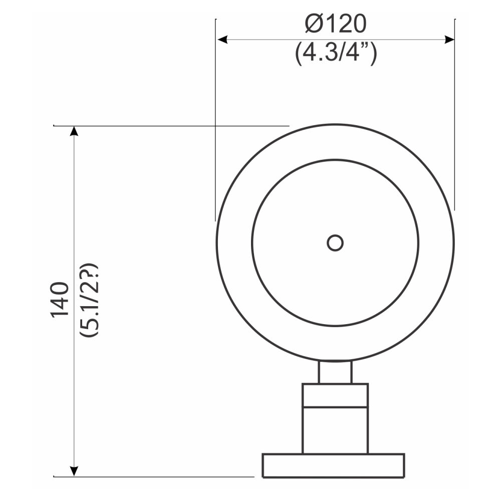 Saboneteira de Parede Quadra Perflex