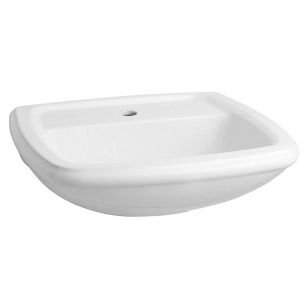 Lavatório para Coluna Fit 52x43cm Branco Celite