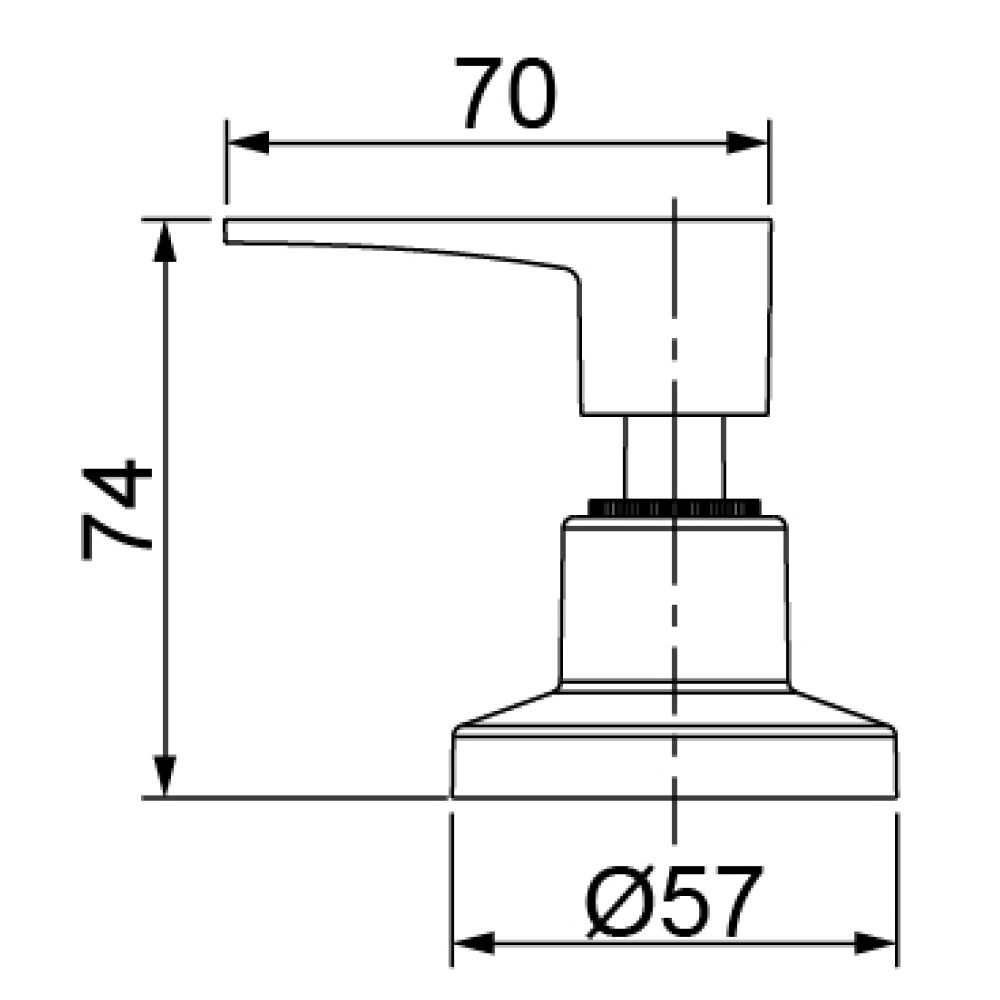 Acabamento para Registro de Gaveta e Pressão Cromado Lorenzetti