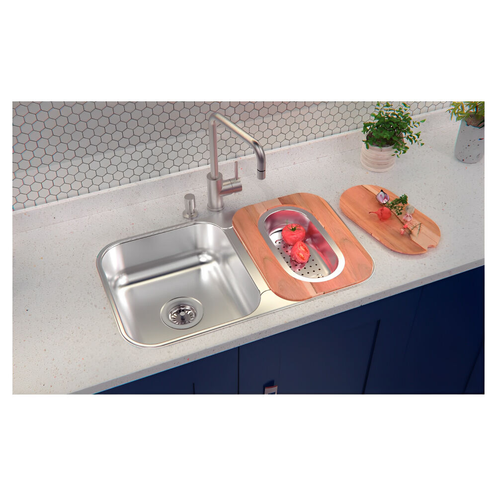 Kit Cuba de Embutir Isis Inox Polido com Acessórios Tramontina