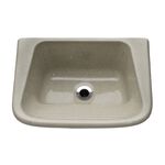 Tanque em M&aacute;rmore Sint&eacute;tico 50x40cm Marrom Imperial Decoralita