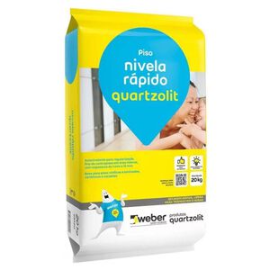Argamassa Uso Interno Nivela Rápido 20kg Quartzolit Argamassa Uso Interno Nivela Rápido 20kg Quartzolit