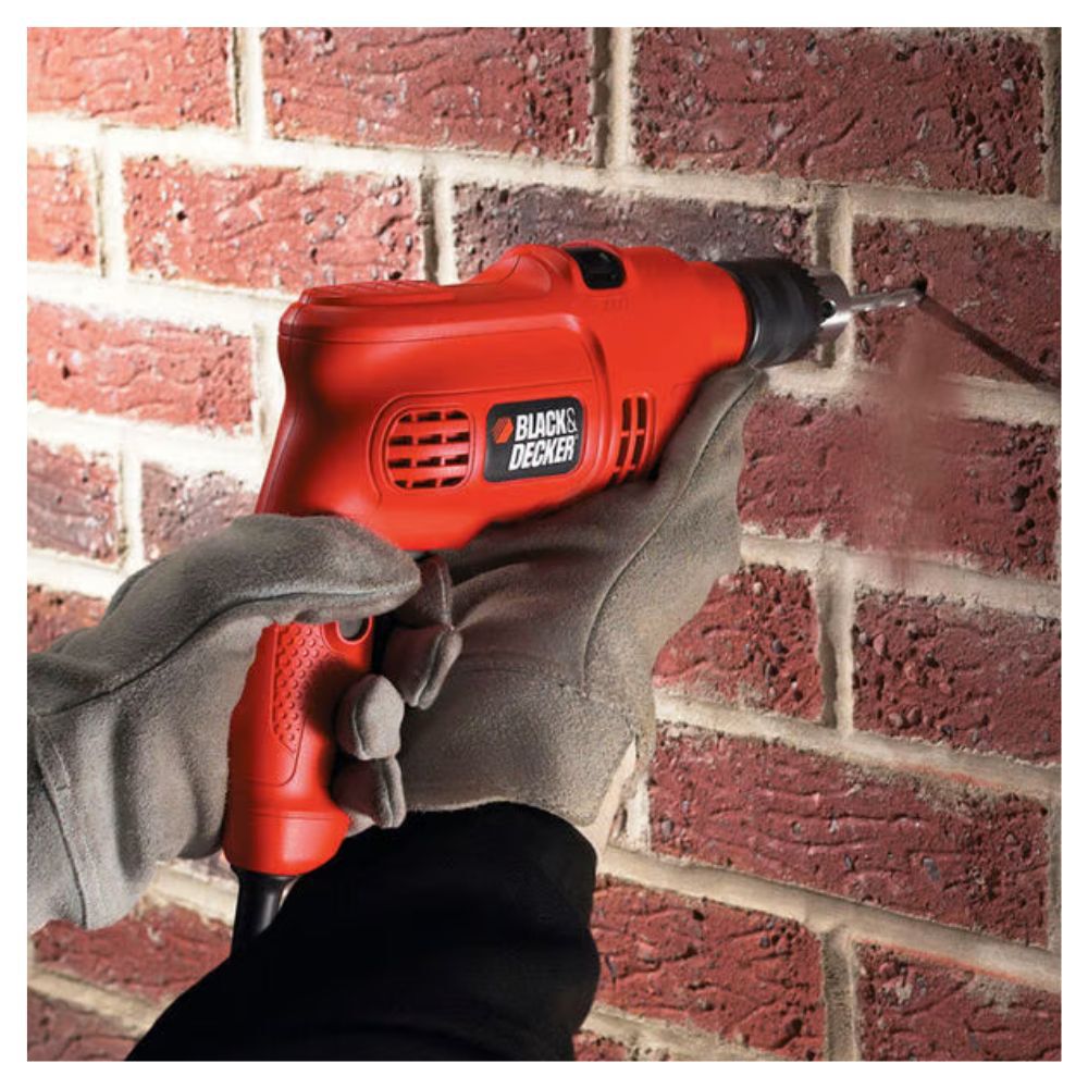 Furadeira Elétrica de Impacto TM500 de 560W 3/8" (10mm) Black+Decker