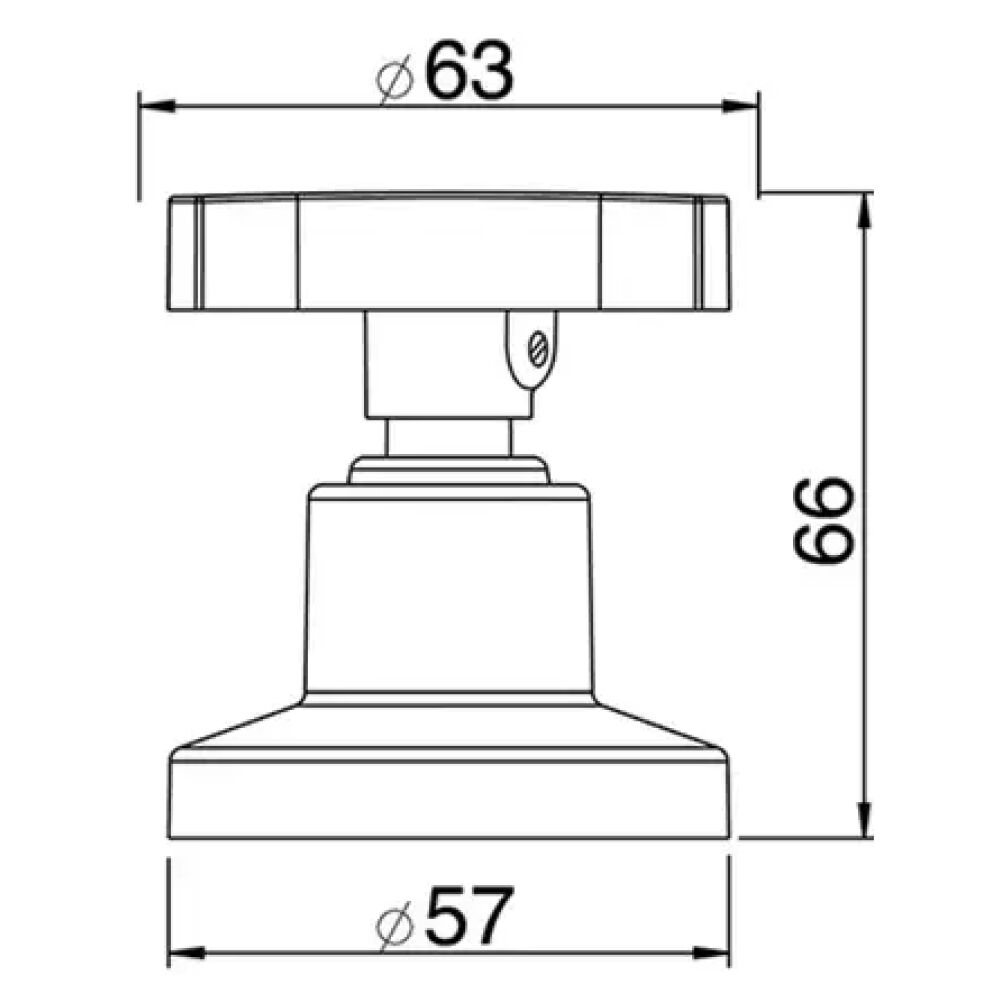 Acabamento para Registro de Gaveta e Pressão 1", 1/2" e 3/4" Cromado Lorenzetti