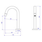 Torneira para Lavatório Tube Corten Deca