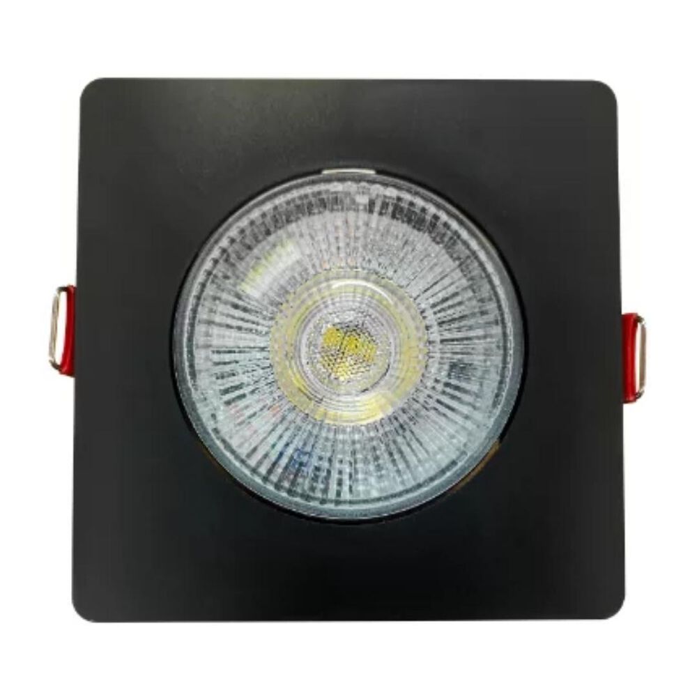 Spot Led Authentic de Embutir Quadrado 5W 3000K Preto Avant