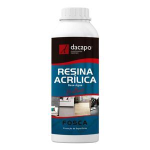 Resina Acrílica Acabamento Interno Piso Cimento Queimado 1L Dacapo