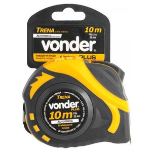Trena Curta de Aço Autotrava 10mx25mm Vonder Trena Curta de Aço Autotrava 10mx25mm Vonder