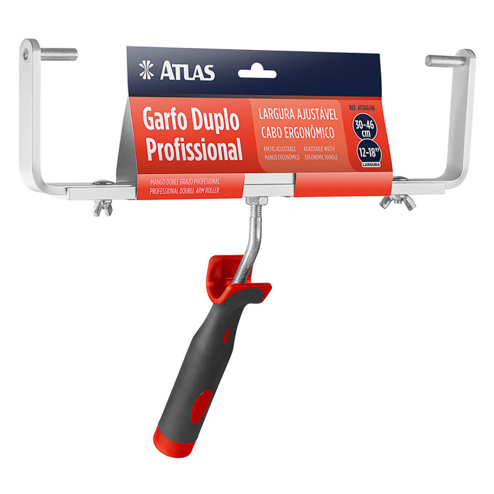 Garfo Duplo Profissional 46cm Atlas