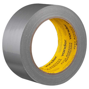 Fita Adesiva Reforçada 50mm x 25m Prata Vonder Fita Adesiva Reforçada 50mm x 25m Prata Vonder