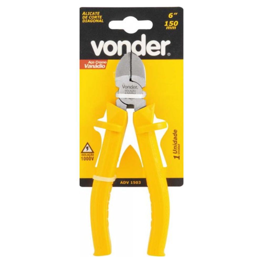 Alicate Corte Diagonal 6" Vonder