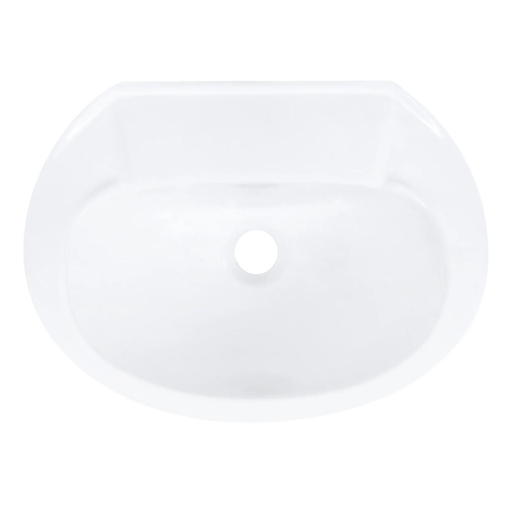 Lavatório Suspenso Diamantina 46x34cm Branco Icasa