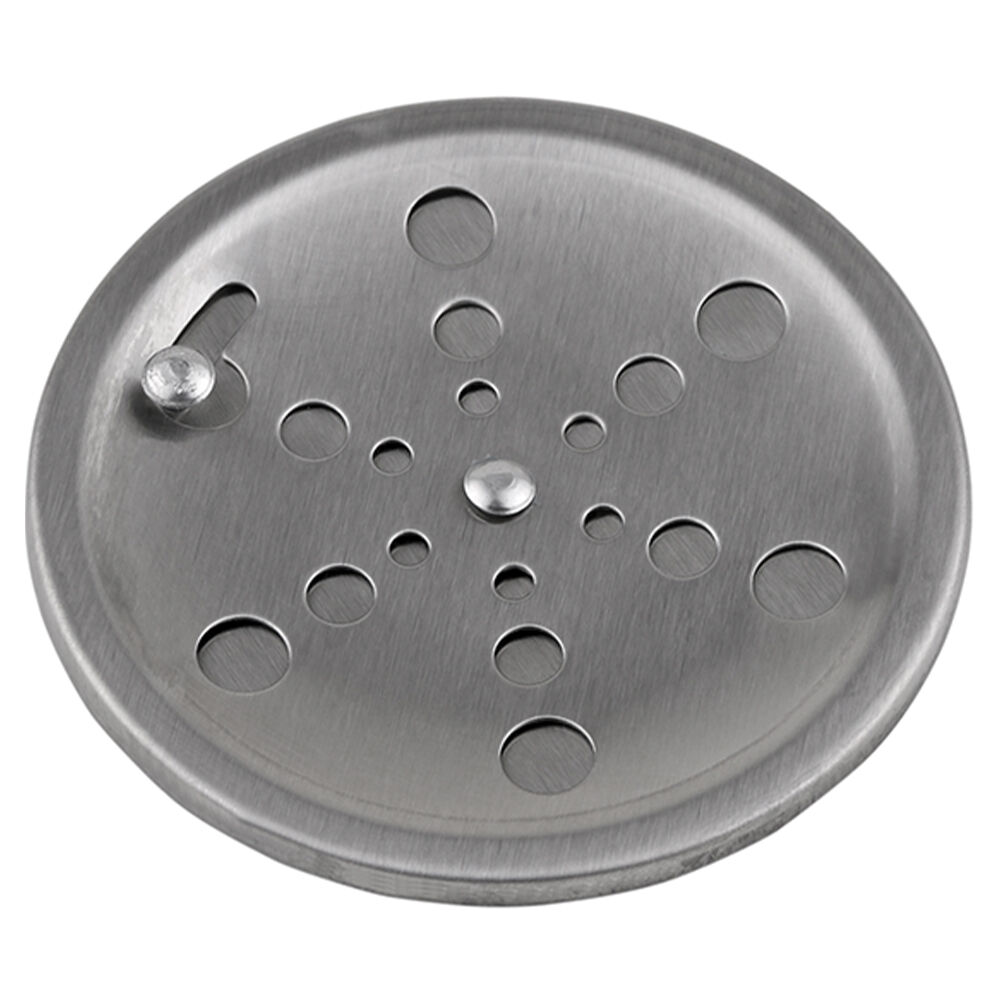 Grelha Rotativo Redonda Aço Inox 430 10x10cm 19010 Leão