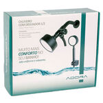 Ducha com Desviador Tokyo 1 Jato Black Addra