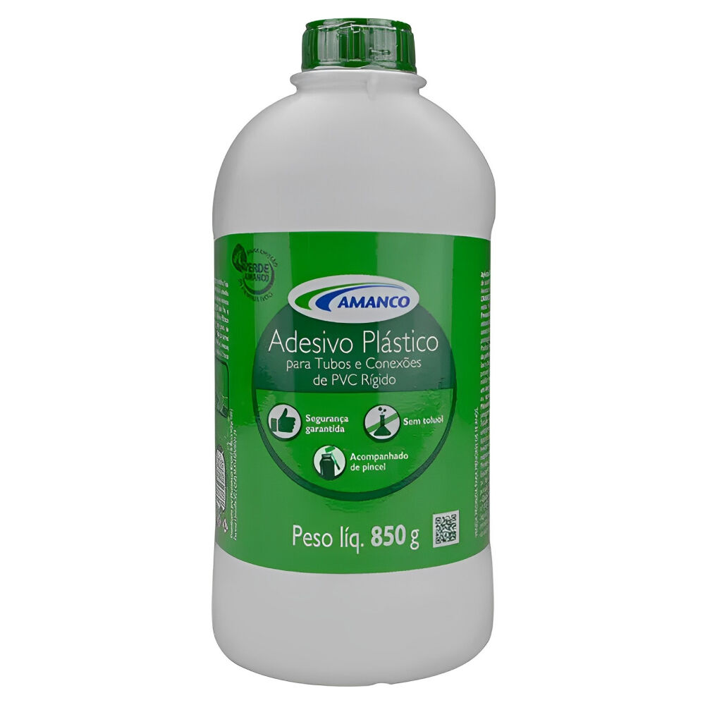 Adesivo Plástico PVC Rígido 850g Amanco