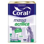 Massa Acrílica Branco 25Kg Coral