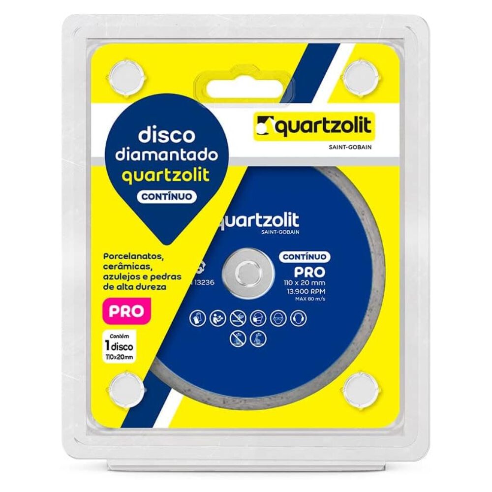 Disco Diamantado Contínuo Quartzolit