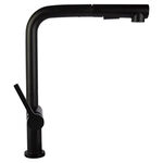 Misturador Monocomando de Mesa Mônaco 1/2" Preto Addra