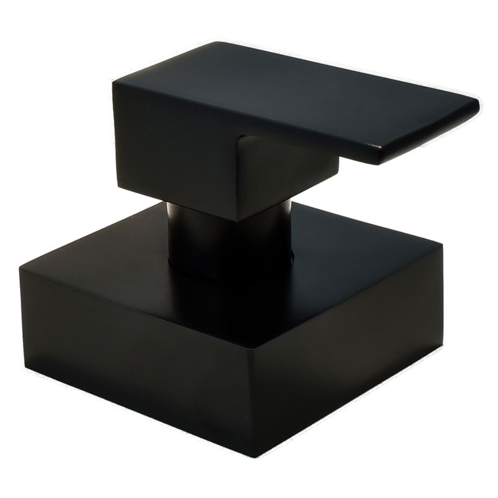 Acabamento Registro Base Deca 1.1/4" e 1.1/2" (Grande) Preto Fosco Color Flaunt Perflex