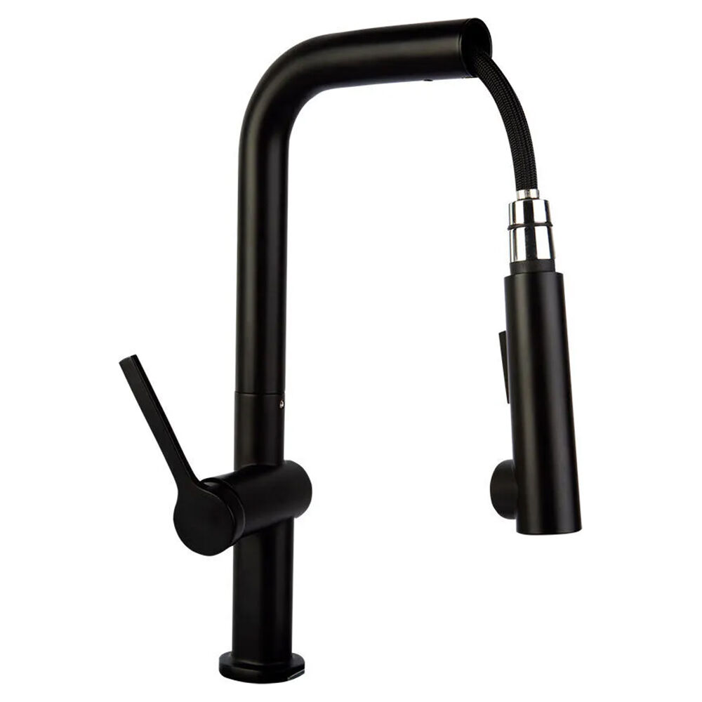 Misturador Monocomando de Mesa Mônaco 1/2" Preto Addra