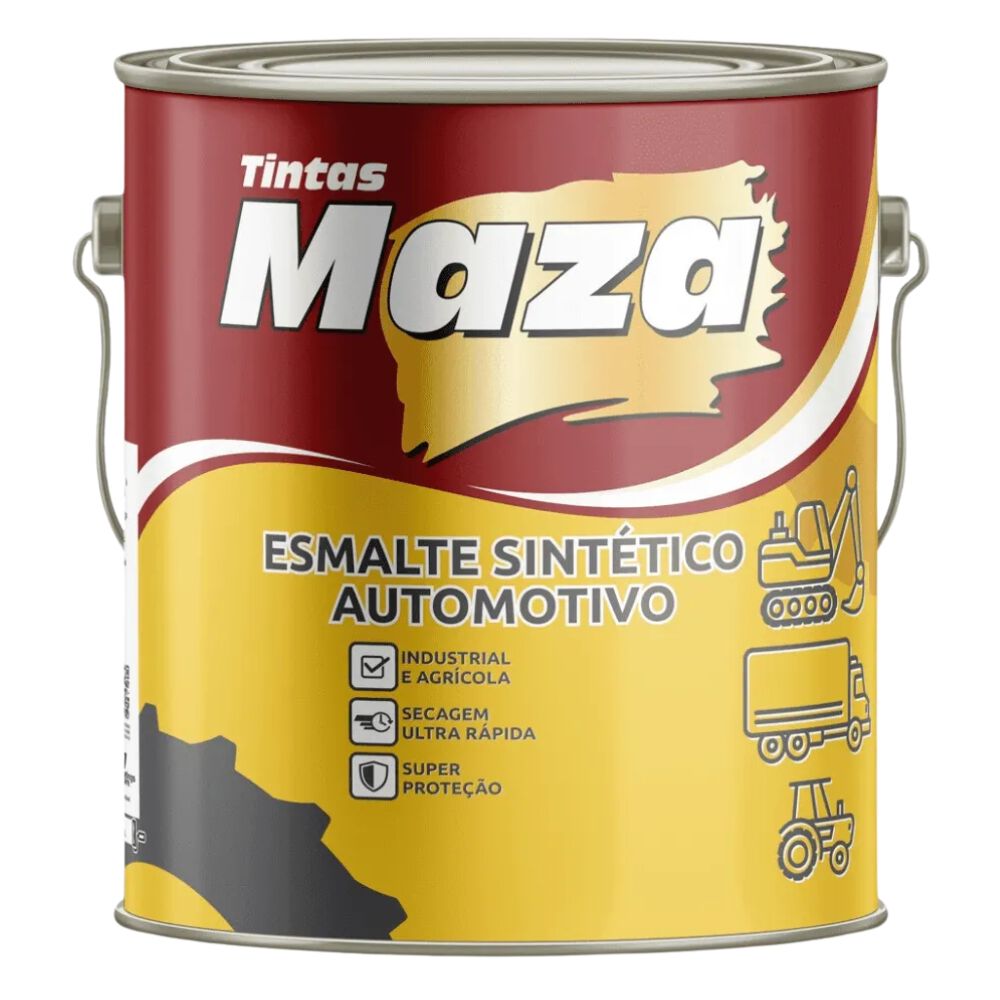 Tinta Esmalte Brilhante Industrial 3,6L Maza