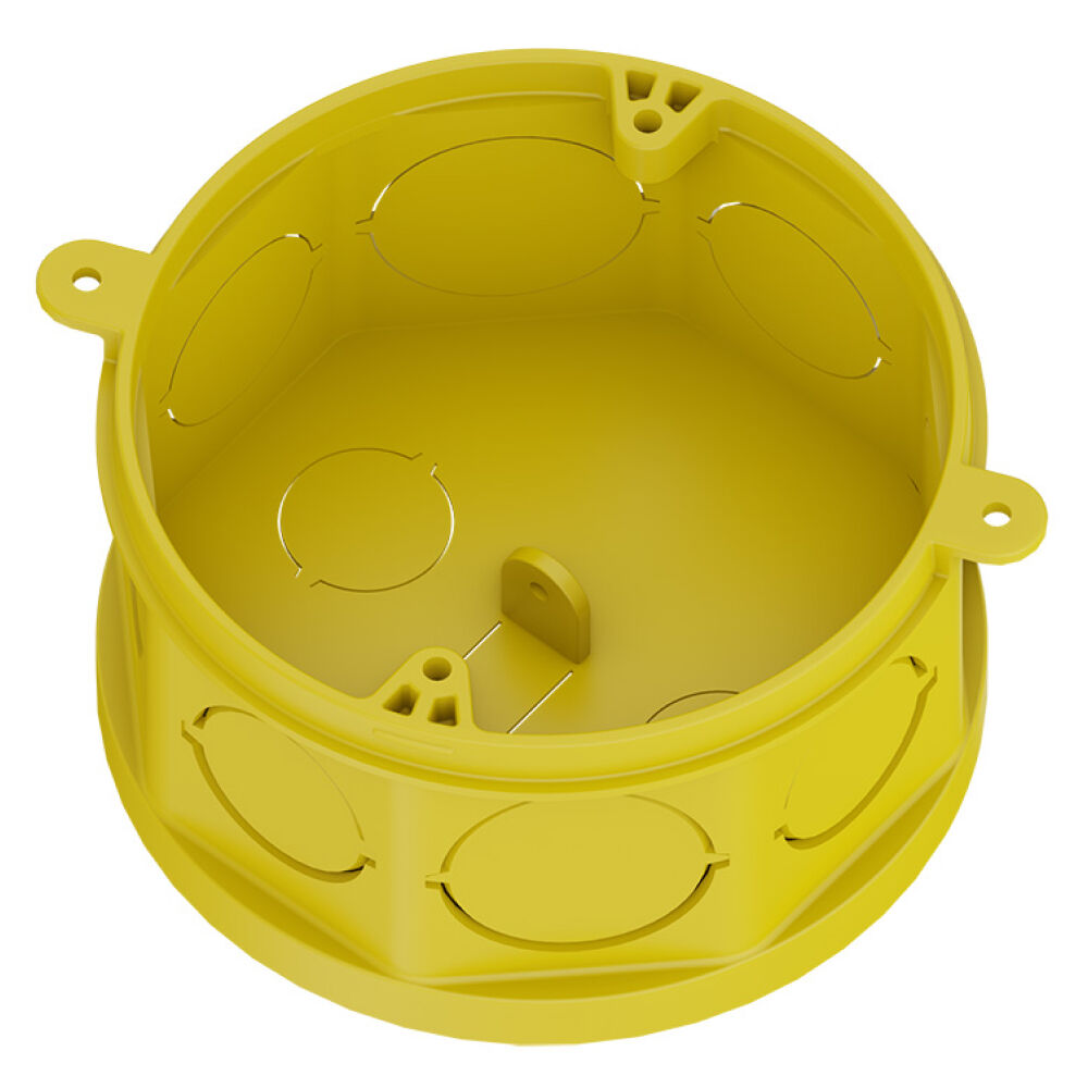 Caixa de Luz Octogonal PVC Flex 4x4" Amarela Tigre