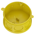Caixa de Luz Octogonal PVC Flex 4x4" Amarela Tigre