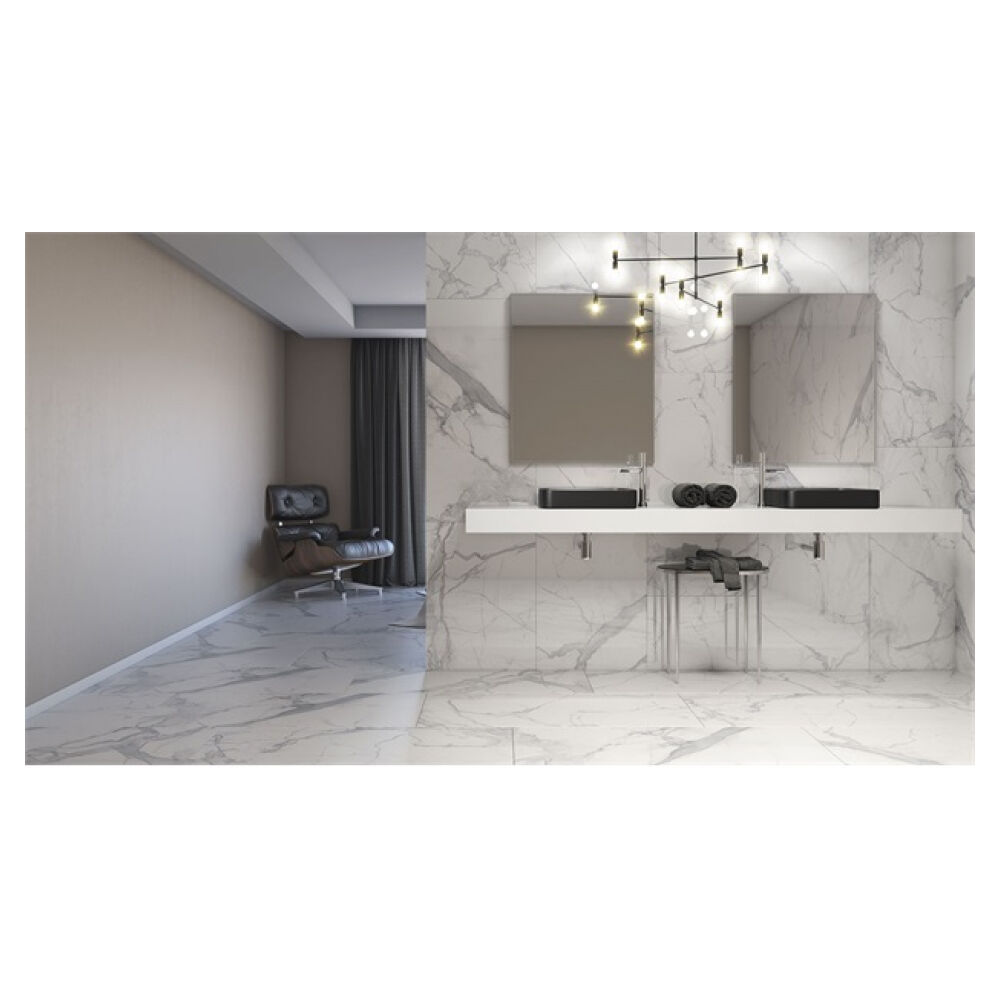 Porcelanato Statuario Classico 62,5x125cm Retificado – Elizabeth