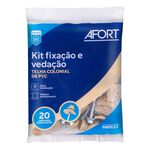 Kit Fixação de Telha Colonial Marfim 20un. Afort