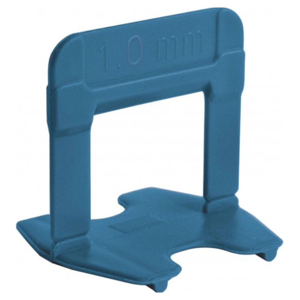 Espaçador para Nivelamento Linha Eco Saco com 50 Peças 1mm Azul Cortag