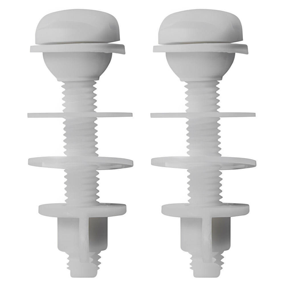 Conjunto de Parafuso para Fixação de Caixa Acoplada Branco Astra