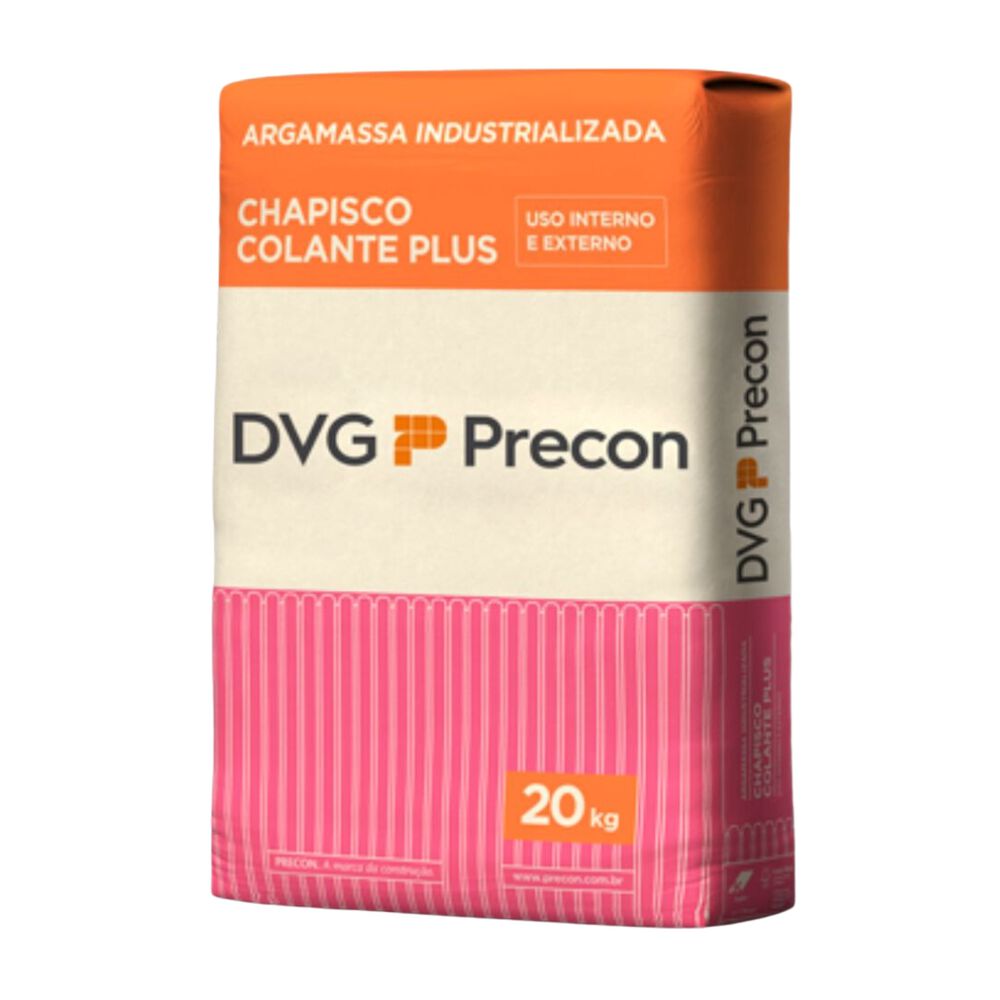 Argamassa Uso Interno e Externo Chapisco Colante Plus 20Kg DVG Precon