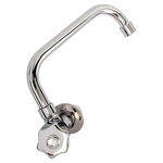 Torneira de Parede para Cozinha 1167 1/2'' C50 Cromado Hidrofama