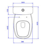 Kit Vaso Sanitário com Caixa Acoplada Monte Carlo Deca