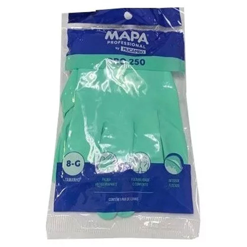 Luva Látex CA 2429 Verde Mucambo