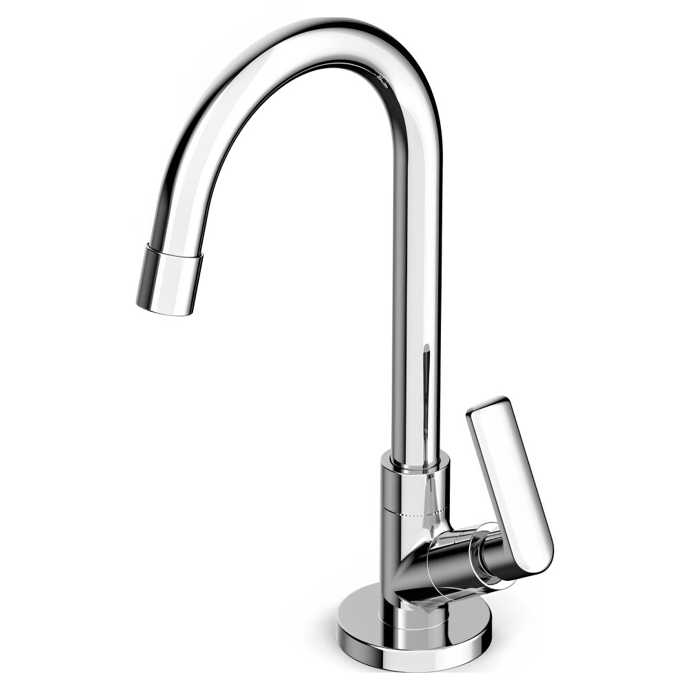 Torneira de Mesa para Lavatório Smart N Bica Alta Cromado Celite