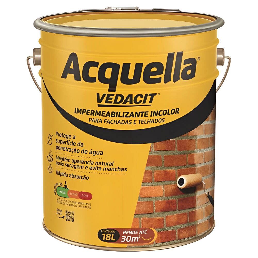 Impermeabilizante Acquella Balde 18L Vedacit