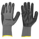 Luva de Poliamida com Borracha Nitrílica Tamanho 9 PNV0900 Vonder