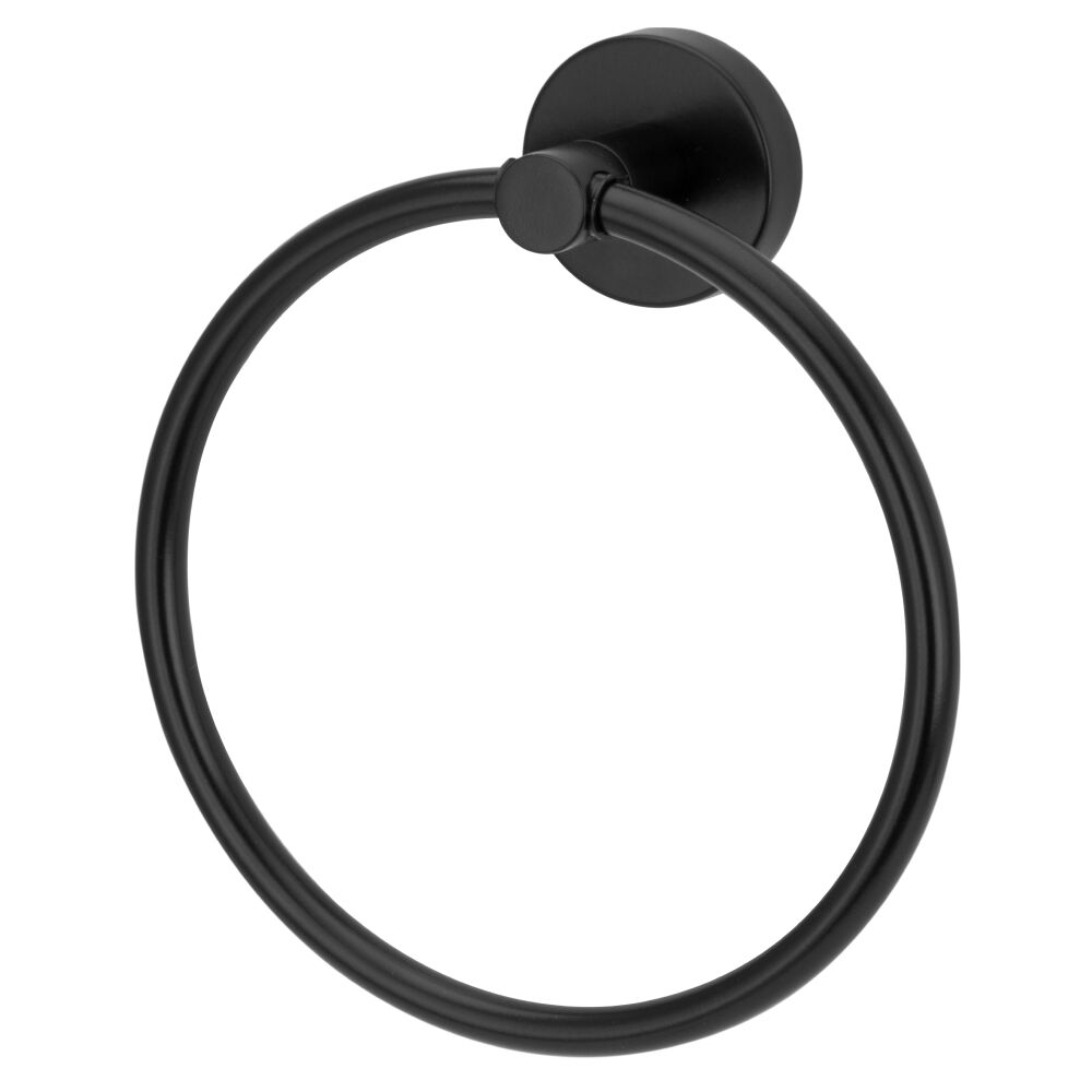 Porta Toalha de Rosto Slim Preto Fosco Perflex