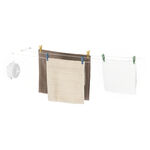 Varal Retrátil de Plástico18m Stick Branco Secalux