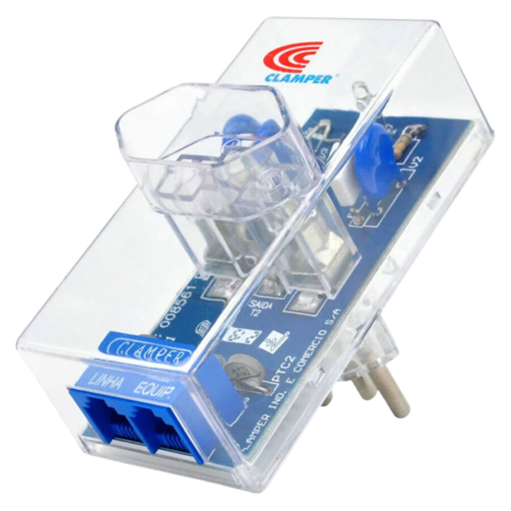 Protetor DPS Clamper Energia + Ethernet