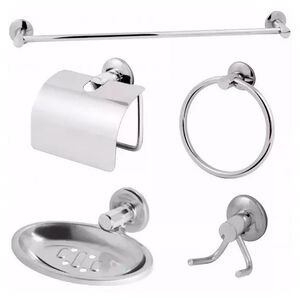 KIT Acessório para Banheiro Stander 05 Peças 16300 Leão KIT Acessório para Banheiro Stander 05 Peças 16300 Leão