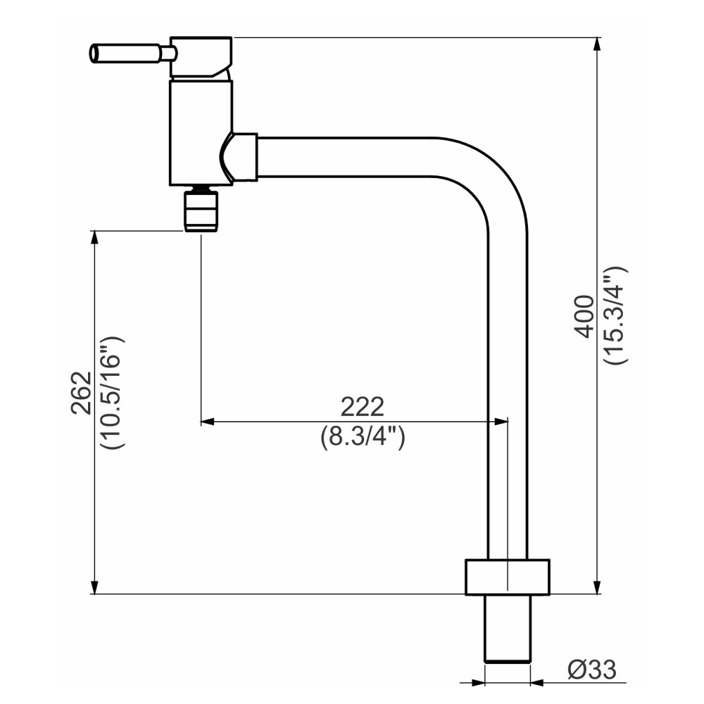 Torneira Misturador Monocomando para Cozinha Ice Perflex