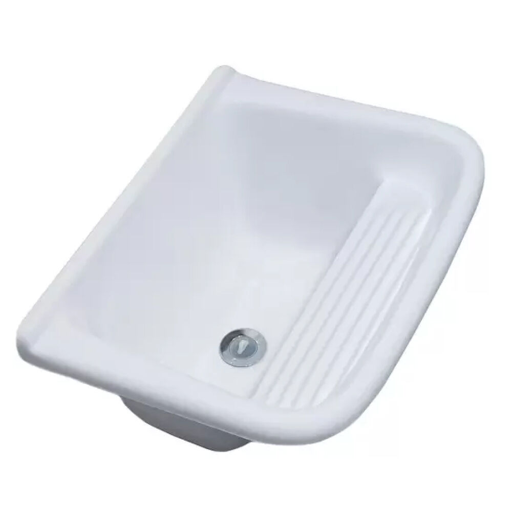 Tanque Mármore Sintético Brilhante 50x40cm 20L Gelo Decoralita