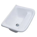 Tanque Mármore Sintético Brilhante 50x40cm 20L Gelo Decoralita