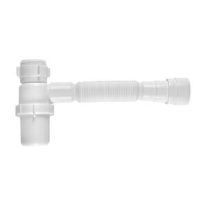Sifão Sanfonado com Copo Universal Branco Astra Sifão Sanfonado com Copo Universal Branco Astra