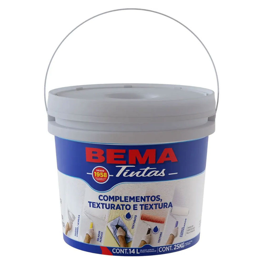 Texturato Acrílico 25Kg Natural Bema