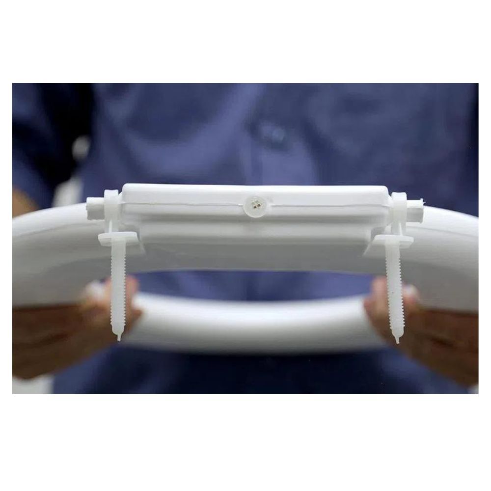 Assento Sanitário Almofadado Clássico PR1063-2 Primafer Branco Atlas